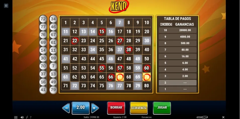 Casino Keno online