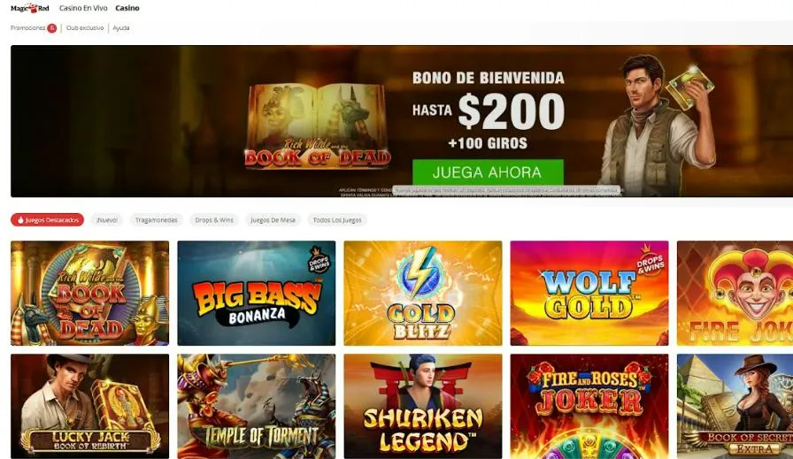 Chile mejores casinos online magic red