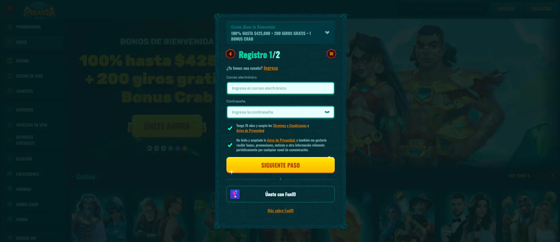 ¿Cómo registrarse en Spinanga casino en línea? ¿Cómo registrarse en Spinanga casino?